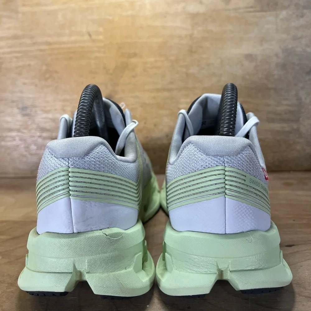 On CloudGo LIGHTWEIGHT Womens Size 7.5 Running Shoes Sneakers Gray Meadow Green - Picture 5 of 12